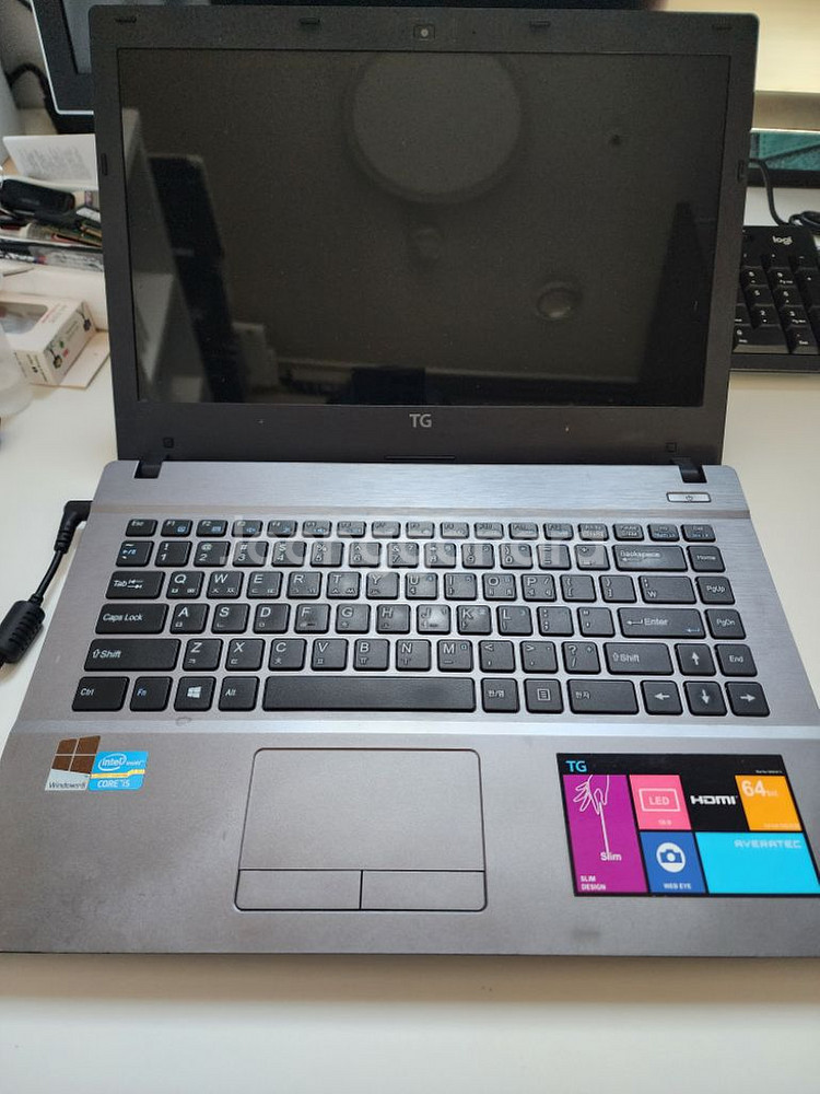 TG삼보 ts-406부품용 노트북 팝니다.--1