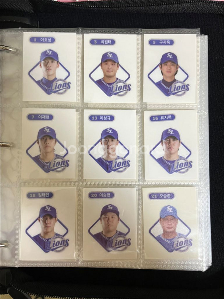 kbo 크보빵 띠부씰 삼성라이온즈 일괄--0