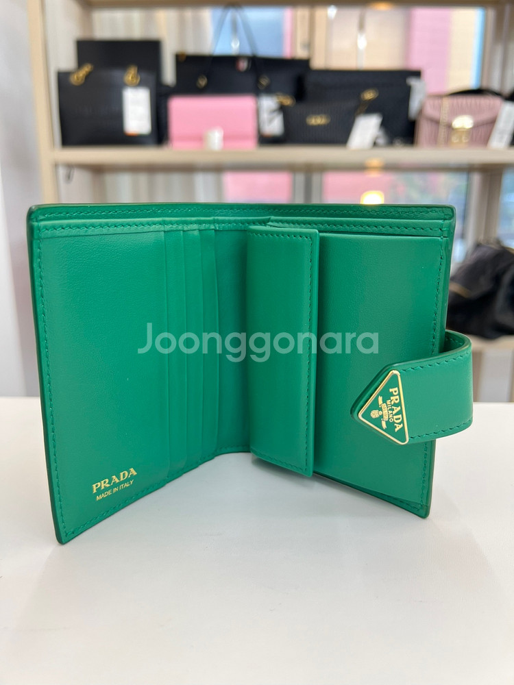 [럭스올 울산점]프라다 사피아노 반지갑 망고 내장칩--5