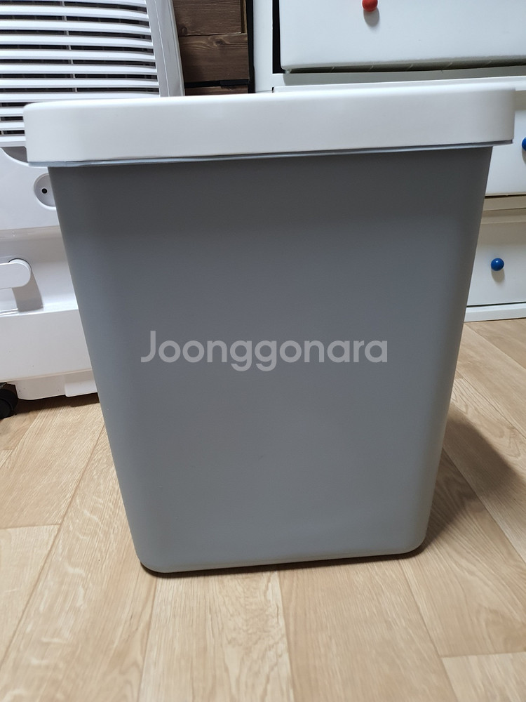 쓰레기통, 휴지통(뚜껑 파손)--4