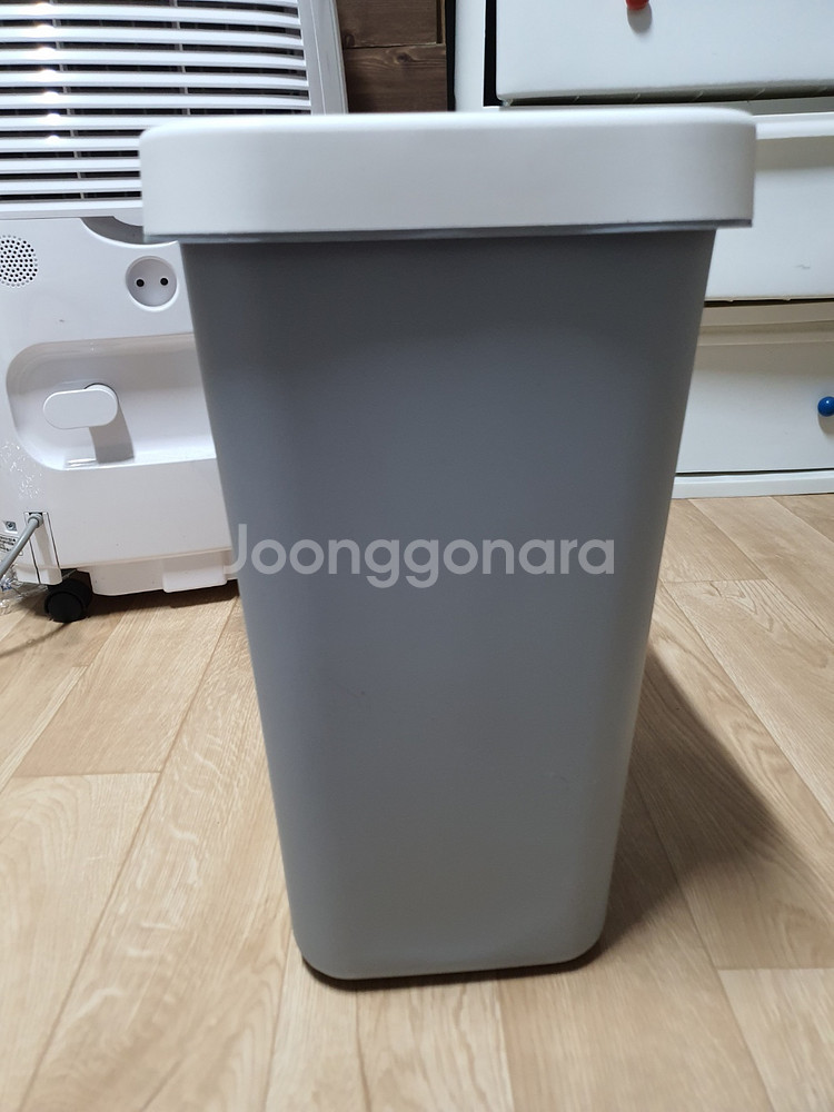 쓰레기통, 휴지통(뚜껑 파손)--3