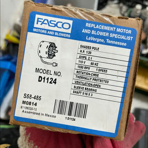Fasco 파스코 모터 D1124 베어링
