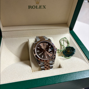 롤렉스 데이저스트41mm 초코 콤비 바인덱스