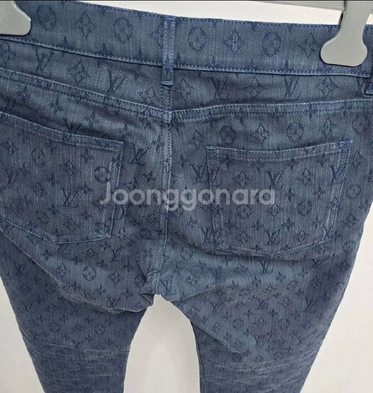 남자 루이비통 데님 팬츠 바지--1