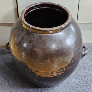 장독대 항아리 6호 약 20L이상 (뚜껑없음)