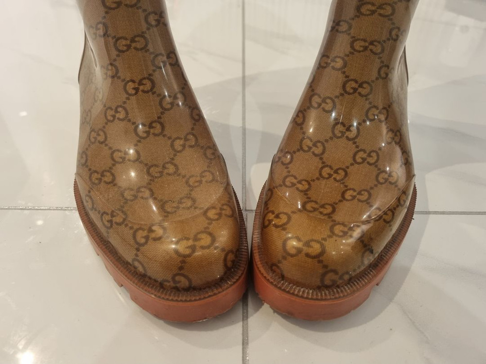 구찌 레인부츠.정품(사이즈 미스)--5