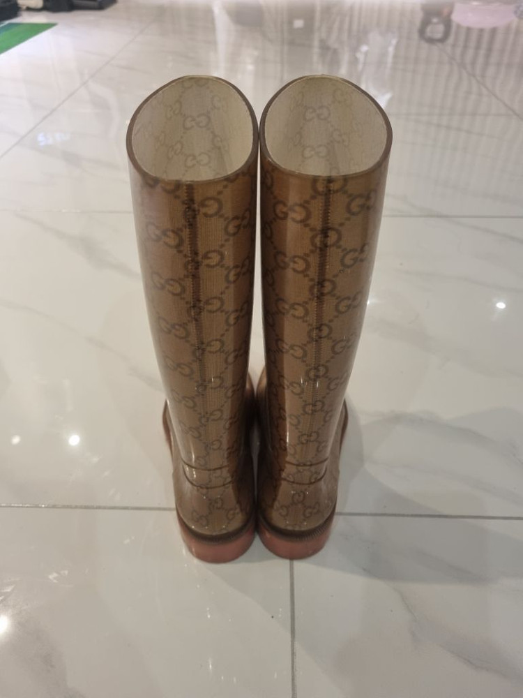 구찌 레인부츠.정품(사이즈 미스)--4