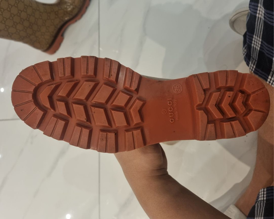 구찌 레인부츠.정품(사이즈 미스)--3