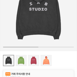아이앱 스튜디오 피그먼트 후드티 L