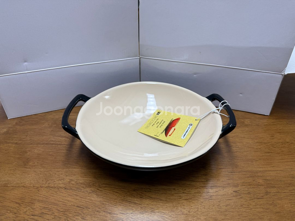 (새상품) 르크루제 스톤웨어 웍 20cm-샤이니 블랙--0