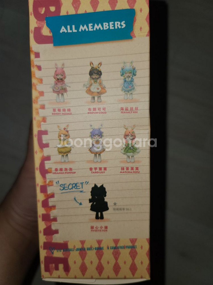 보니 래빗 시즌2 구체관절 인형 블라인드 박스 반값택배--1