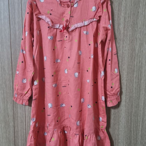 solo 초등여아동 7-8세 잠옷 파자마 원피스 핑크