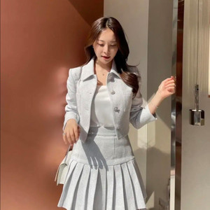 로아르 브리티쉬 트위드 세트 셋업 S