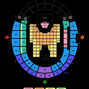 블랙핑크 콘서트 7/5(토) F22구역