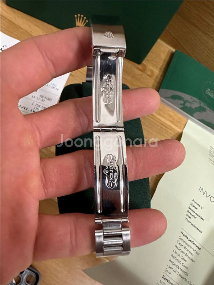 롤렉스 6694 오이스터데이트 34mm--4