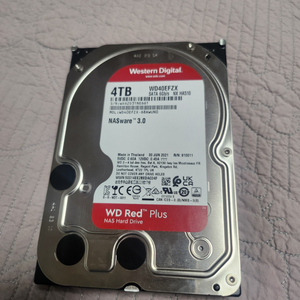 WD RED PLUS 4TB NAS HDD 하드디스크