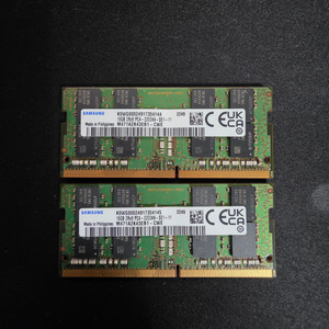 삼성 DDR4 3200 16GB 노트북램 22.49주