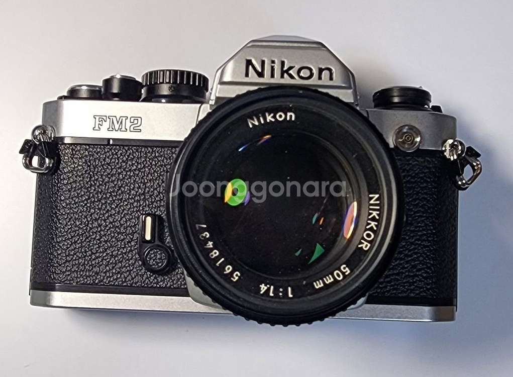 NIKON니콘 FM2필름카메라(바디+50mm렌즈--1