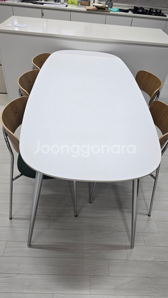 세라믹 6인용식탁 새거--1