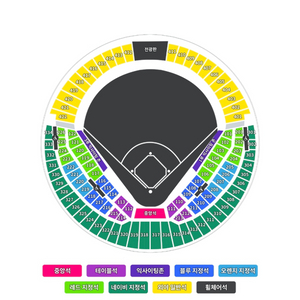 5/10두산vsNC DH1차전 블루석 2연석