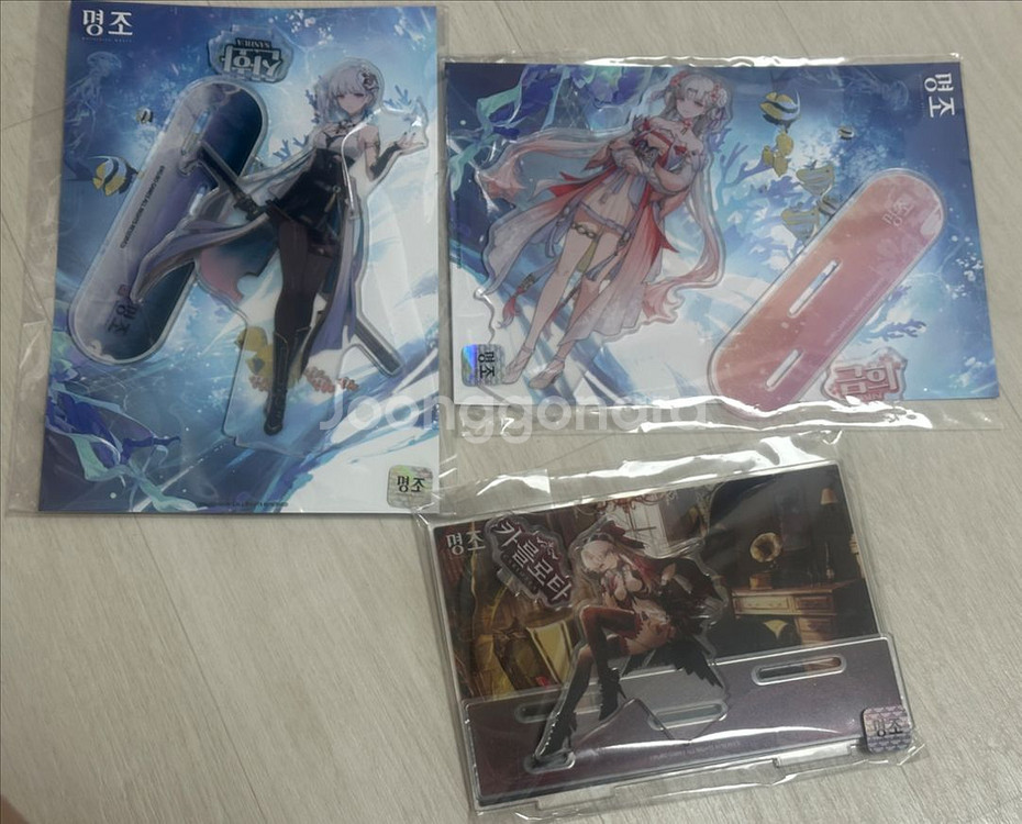 명조 띵조월드 용산 산화, 금희,카를로타 아크릴 스탠드--0