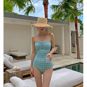 메이비치 모노키니 비키니 민트 블루 수영복