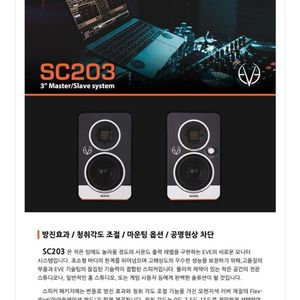독일 eve sc203 스피커