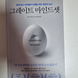 그레이트 마인드셋 도서 판매합니다.