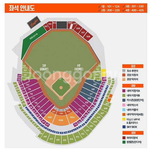 5/17 더블헤더 1차전 한화 vs SSG 내야지정석B--0