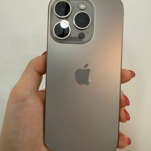 S급외관)아이폰15프로 네추럴 128GB/87% Y7