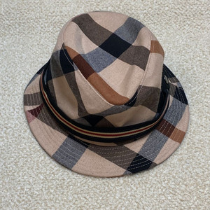 (정품) 닥스 키즈 체크 페도라 모자 110 5Y