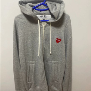 꼼데가르송 후드집업 M 사이즈