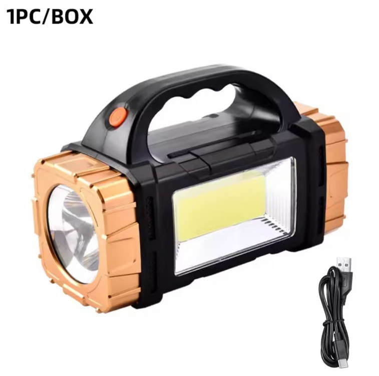 새상품/태양열및 C충전식 후레쉬 렌턴 랜턴 손전등--5