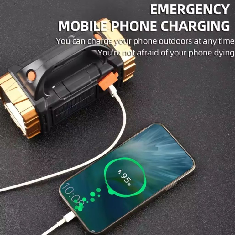 새상품/태양열및 C충전식 후레쉬 렌턴 랜턴 손전등--4