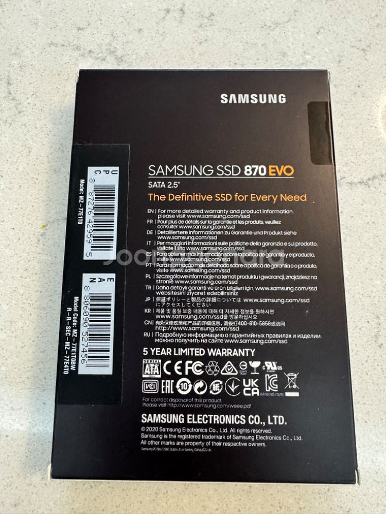[미개봉]삼성 870 EVO 1TB SSD--1