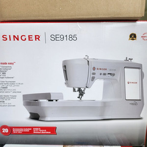 Singer 미싱기 재봉틀 가수 SE9185 재봉 자수