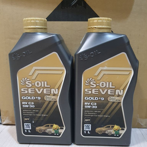 엔진오일 세븐골드 rv 5w30 1L 2개