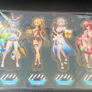 홀로라이브 3기생 페코라 후레아 마린 페코라 아크릴