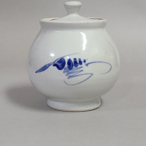 백산 김정옥샘 청화백자 차호