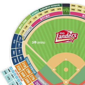 5/11 기아 vs SSG 3루 외야 4연석