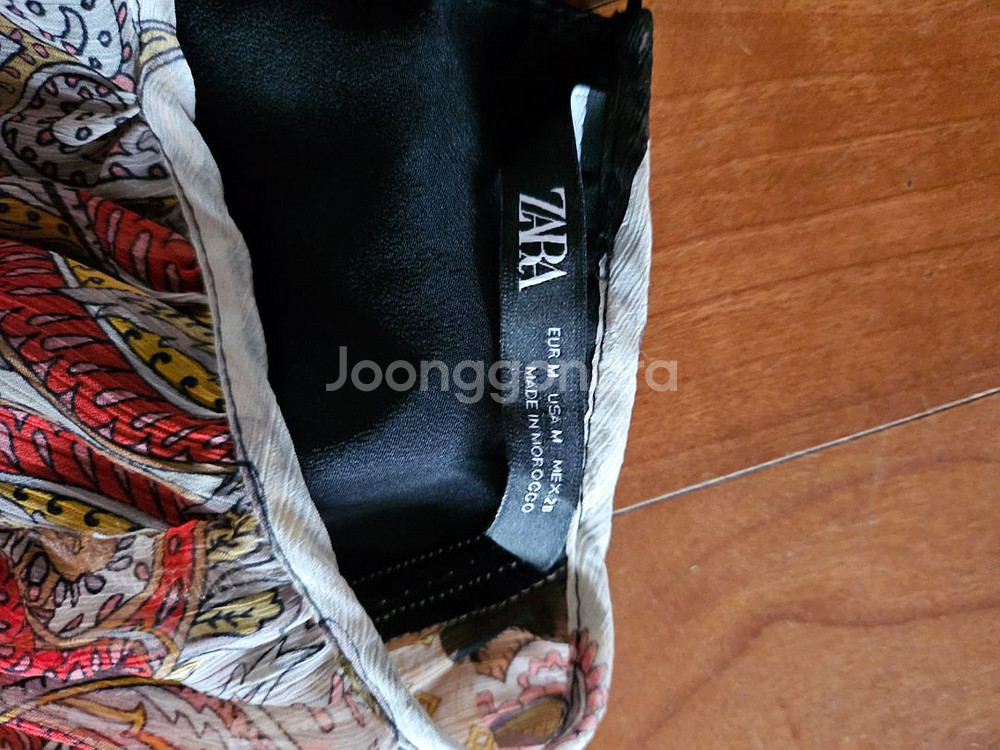 자라쉬폰 롱 원피스--3