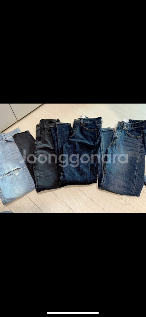 히프나틱 자체제작 청바지 팬츠 연청 진청 중청 흑청 스--1