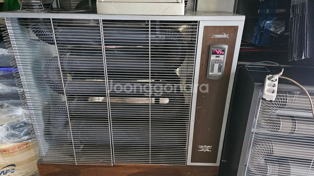 에어렉스 돈풍기 곱창난로 튜브히터난로 50평형 석유난로--0