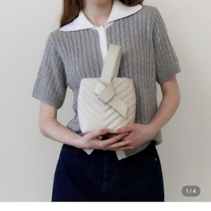 오스트카카 리카 미니 퀼팅 아이보리