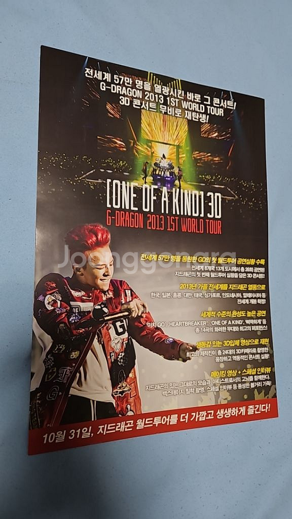 빅뱅 지드래곤 샤인어라잇 DVD와 팜플렛 등--8