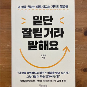 일단 잘될 거라 말해요 - 오수향