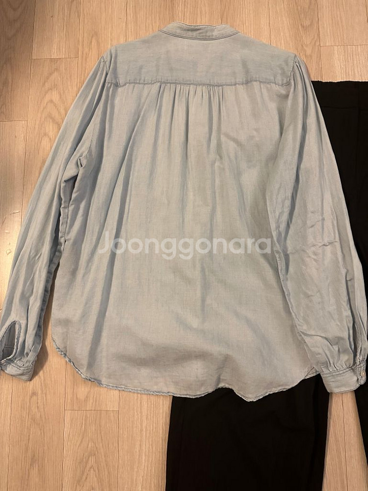 h&m 서츠 38사이즈 jaju 팬츠 M(허리 밴딩)--2