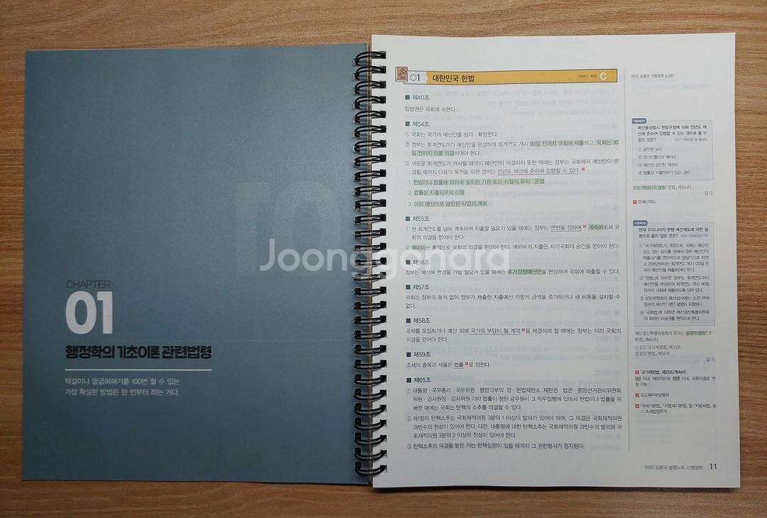 2025 김중규 법령노트 선행정학--1