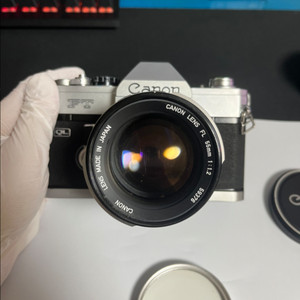 캐논 55mm f/1.2 +캐논ft ql 필름카메라