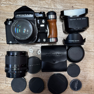 펜탁스67(후기형) SMC 105mm F2.4+55mm
